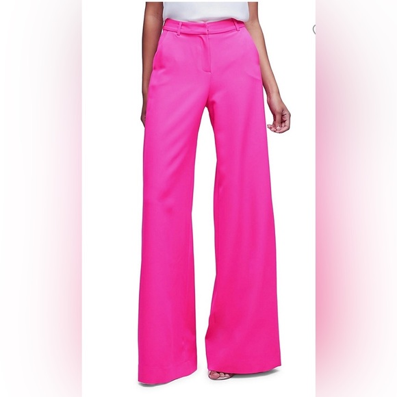 NWT L’AGENCE PILAR PANTS IN PINK GLO SIZE 10 - Picture 1 of 3